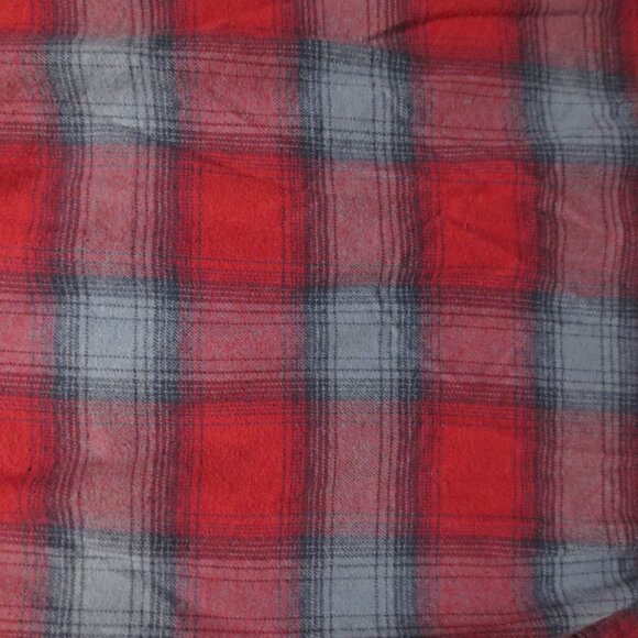 NWT EDDIE BAUER mens BRISTOL FLANNEL burgundy PLAID long sleeve WESTERN size XXL - Picture 9 of 9